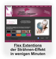 Flex Extentions der Strähnen-Effekt in wenigen Minuten