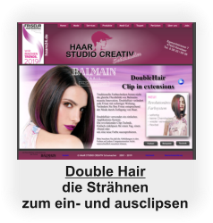 Double Hair die Strähnen zum ein- und ausclipsen