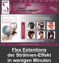 Flex Extentions der Strähnen-Effekt in wenigen Minuten