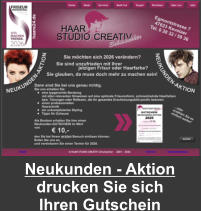 Neukunden - Aktion drucken Sie sich Ihren Gutschein